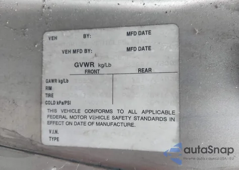 2003 Chevrolet Express Upfitter z USA, uszkodzony, nr VIN 1GBFG15T431187230